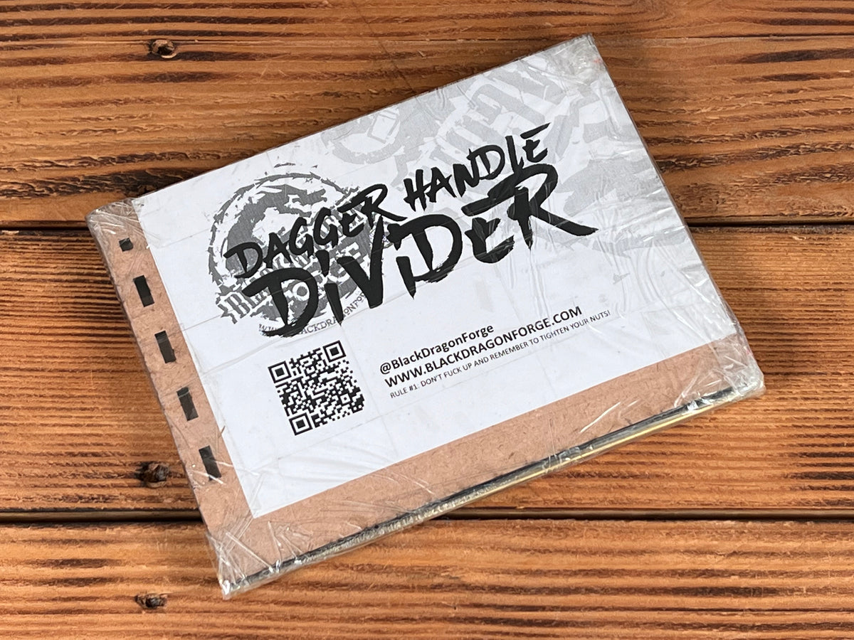 Black Dragon Dagger Handle Divider Pops Knife Supply