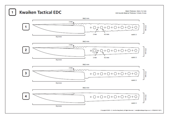Kwaiken Tactical EDC Templates