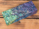 Multi Dyed Stabilized Box Elder Burl