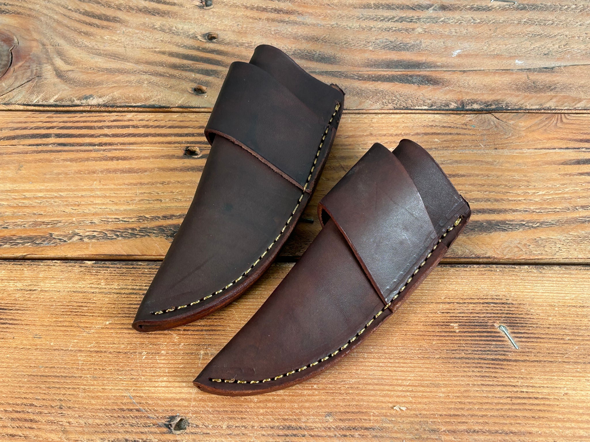 Peterson Leather Horizontal Carry Sheath – Pops Knife Supply