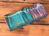 Multi Dyed Stabilized Box Elder Burl