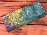 Multi Dyed Stabilized Box Elder Burl