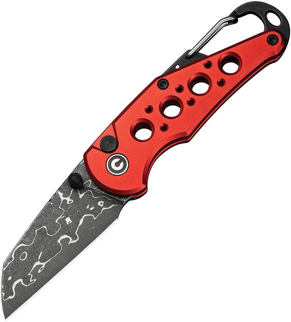 Civivi Pragma Button Lock Red – Pops Knife Supply