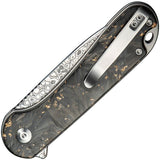 Civivi Elementum II Button Lock CF Gold