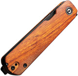 CIVIVI Sendy Flipper Knife Wood Handle