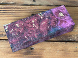 Multi Dyed Stabilized Box Elder Burl