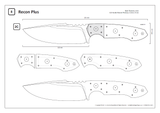 Recon Knife Template